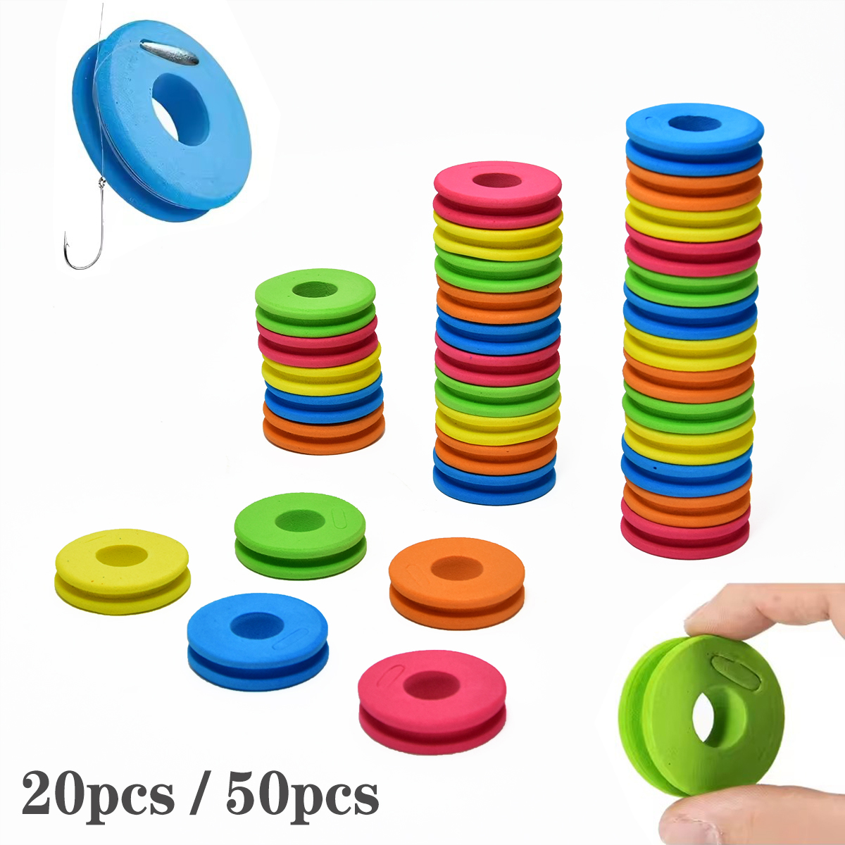 20/50pcs EVA Fishing Line Wind – Fishing Line Spool recenzja i cena