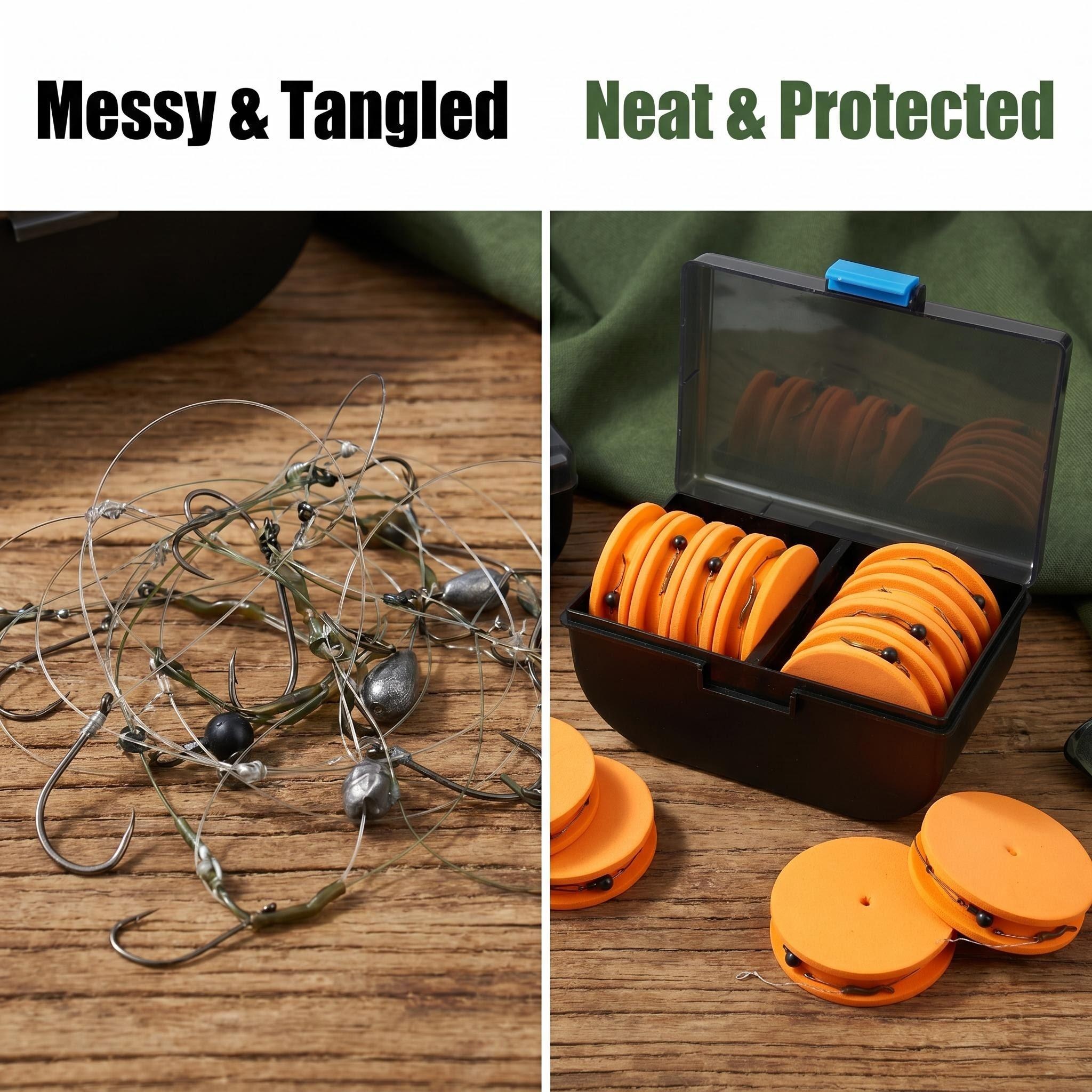Hirisi 10pcs EVA Foam Fishing  – Fishing Line Box recenzja i cena