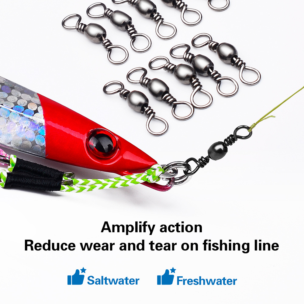 100Pcs Fishing Swivels Connect – Freshwater Line recenzja i cena