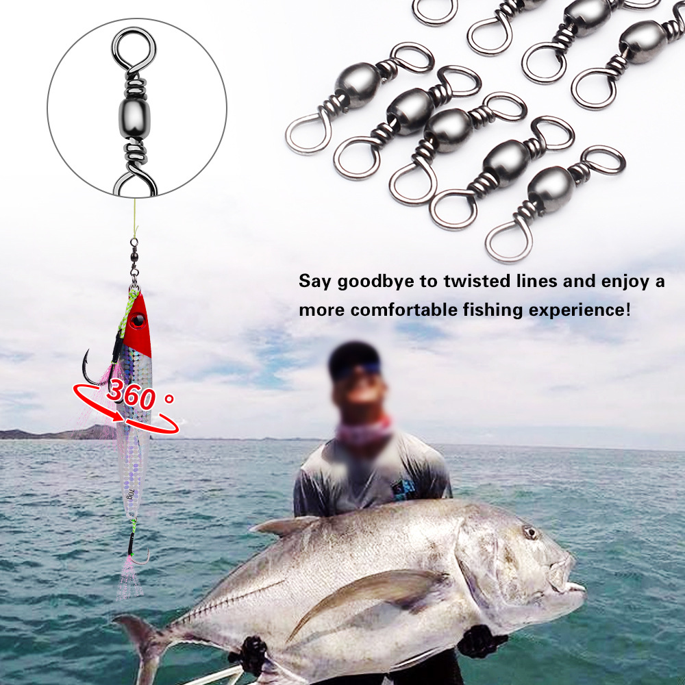 100Pcs Fishing Swivels Connect – Freshwater Line recenzja i cena