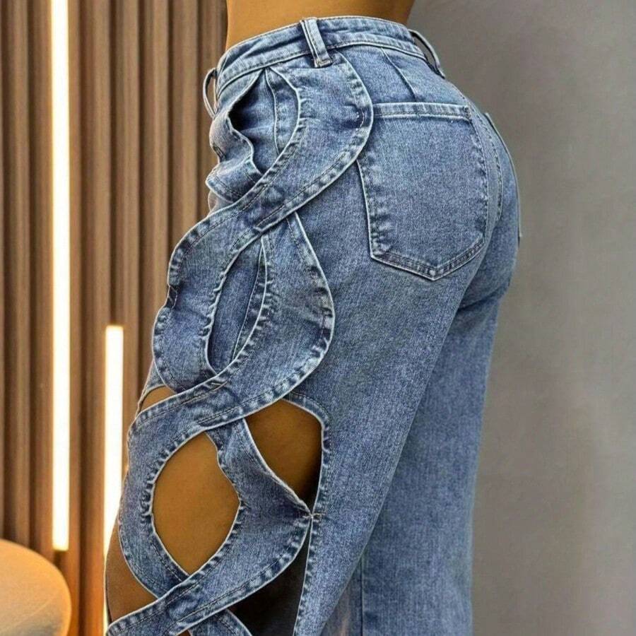 Womens Denim Trousers With Sid – Fly Line recenzja i cena