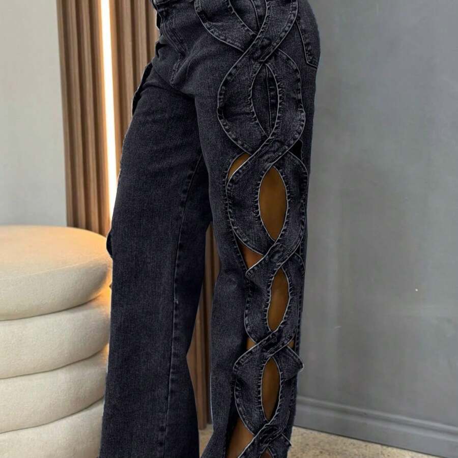 Womens Denim Trousers With Sid – Fly Line recenzja i cena