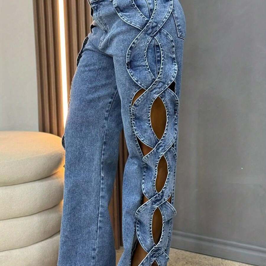 Womens Denim Trousers With Sid – Fly Line recenzja i cena