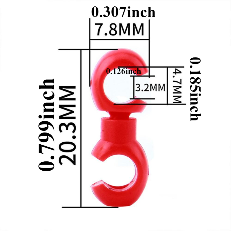10Pcs/Set Plastics Bike Cross  – Tippet Line recenzja i cena