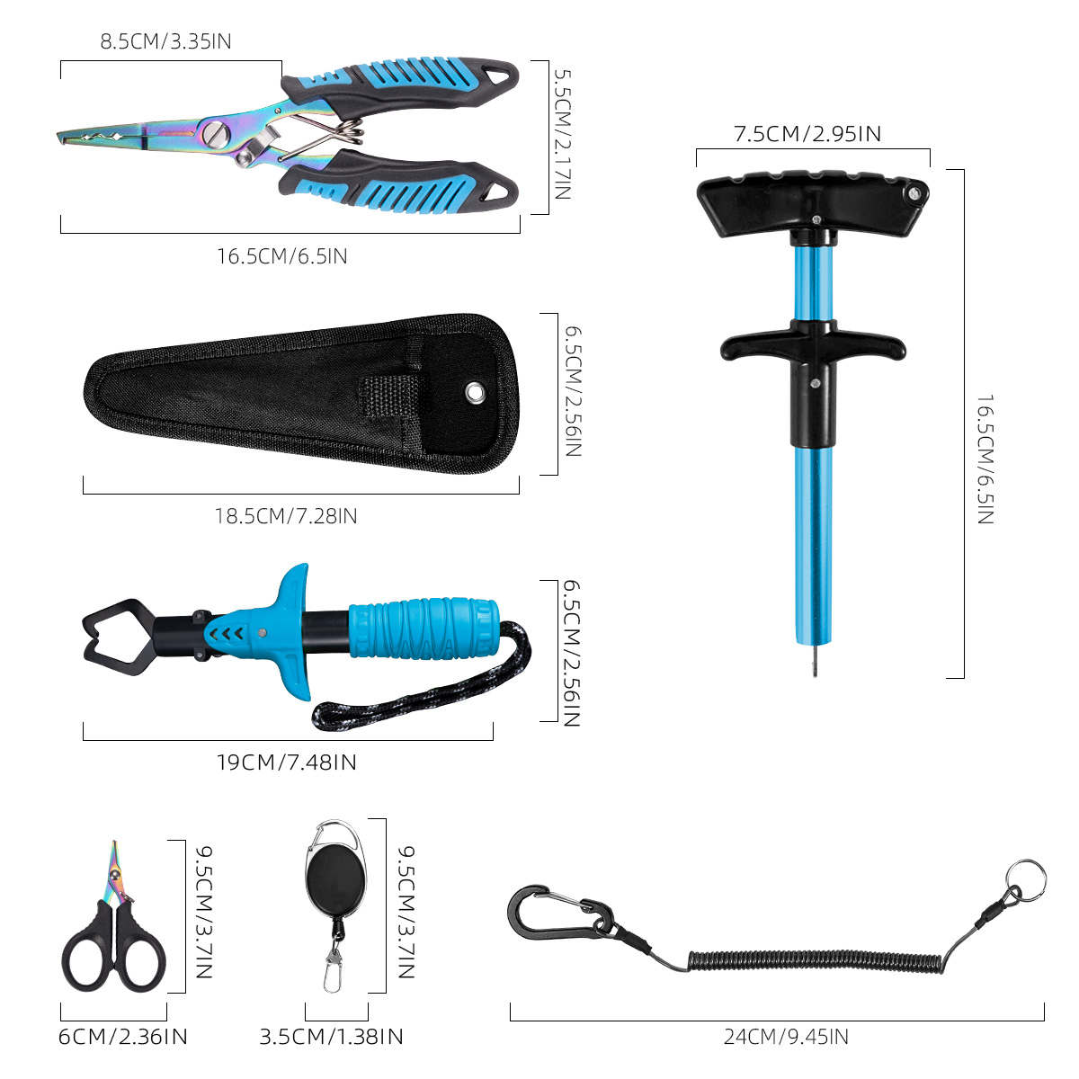 7-piece fishing tool set, prof – Freshwater Line recenzja i cena