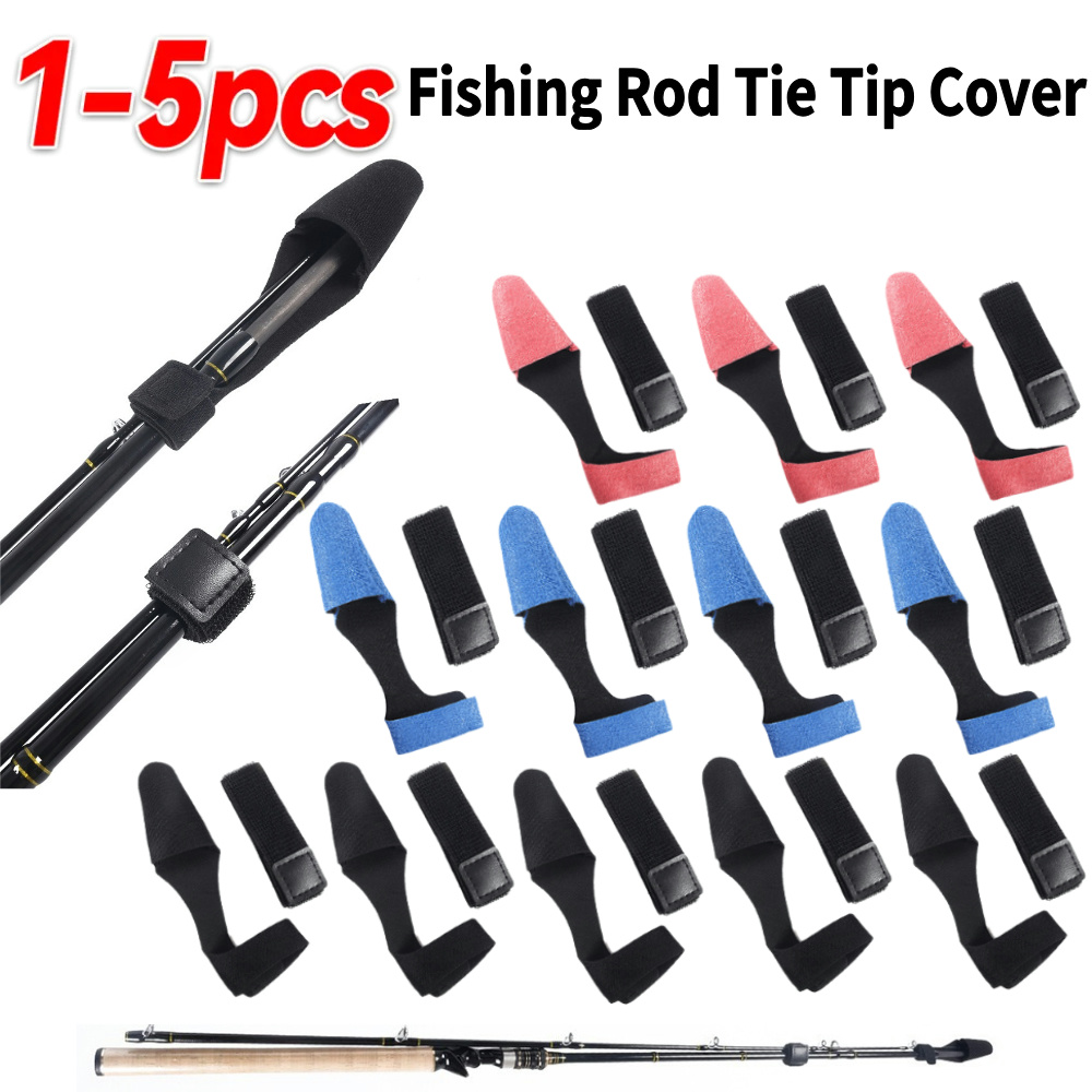 1-5PCS Fishing Rod Tie Tip Cov – Fishing Line Box recenzja i cena
