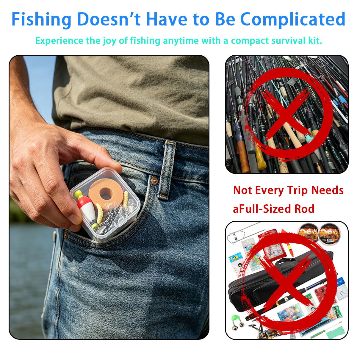 Portable Emergency Fishing Gea – Fishing Line Box recenzja i cena