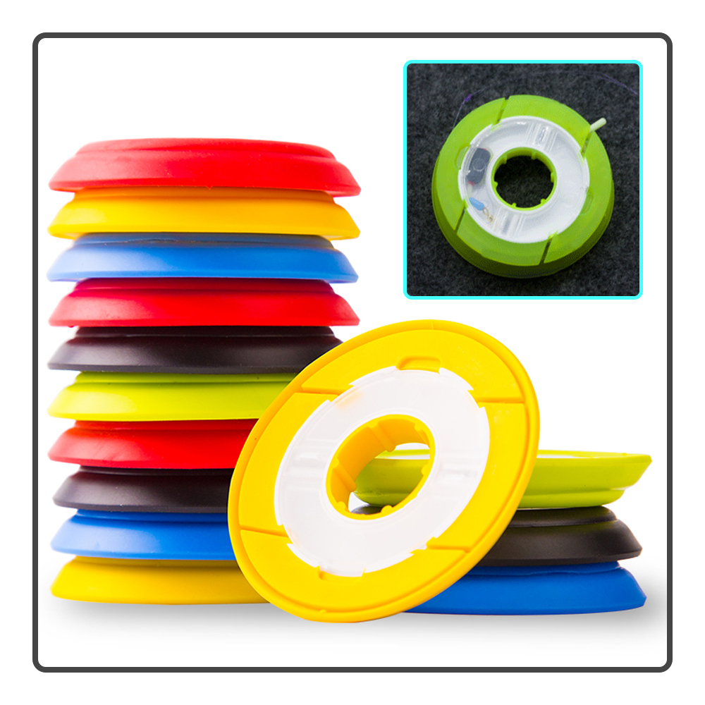 5pcs/lot Color Silicone Storag – Fishing Line Dispenser recenzja i cena