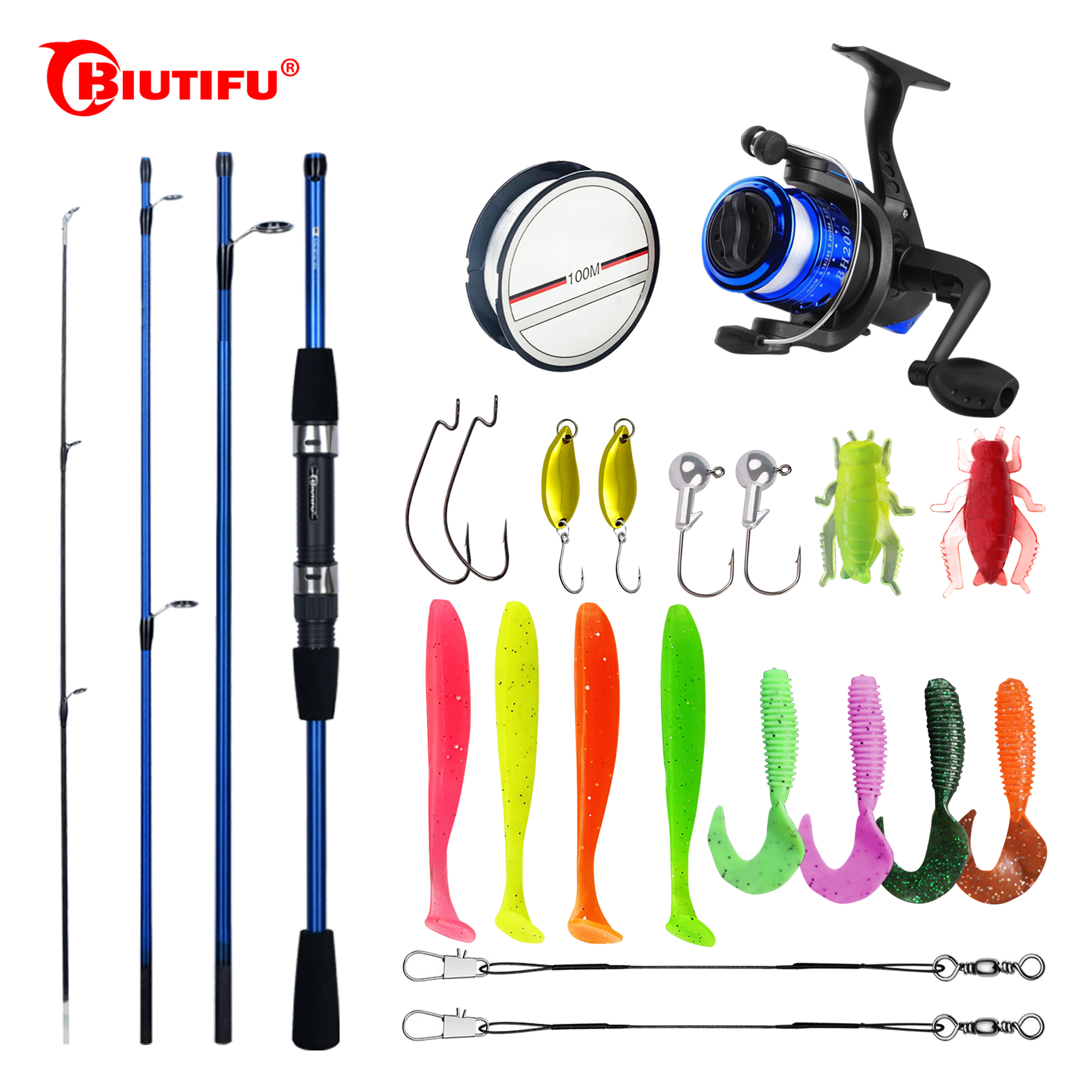 BIUTIFU Spinning Fishing Rod S – Freshwater Line recenzja i cena