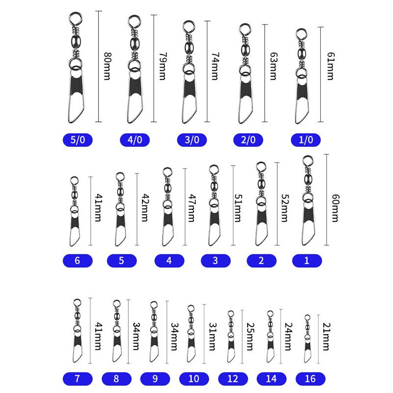 100Pcs Fishing Barrel Swivel C – Saltwater Line recenzja i cena