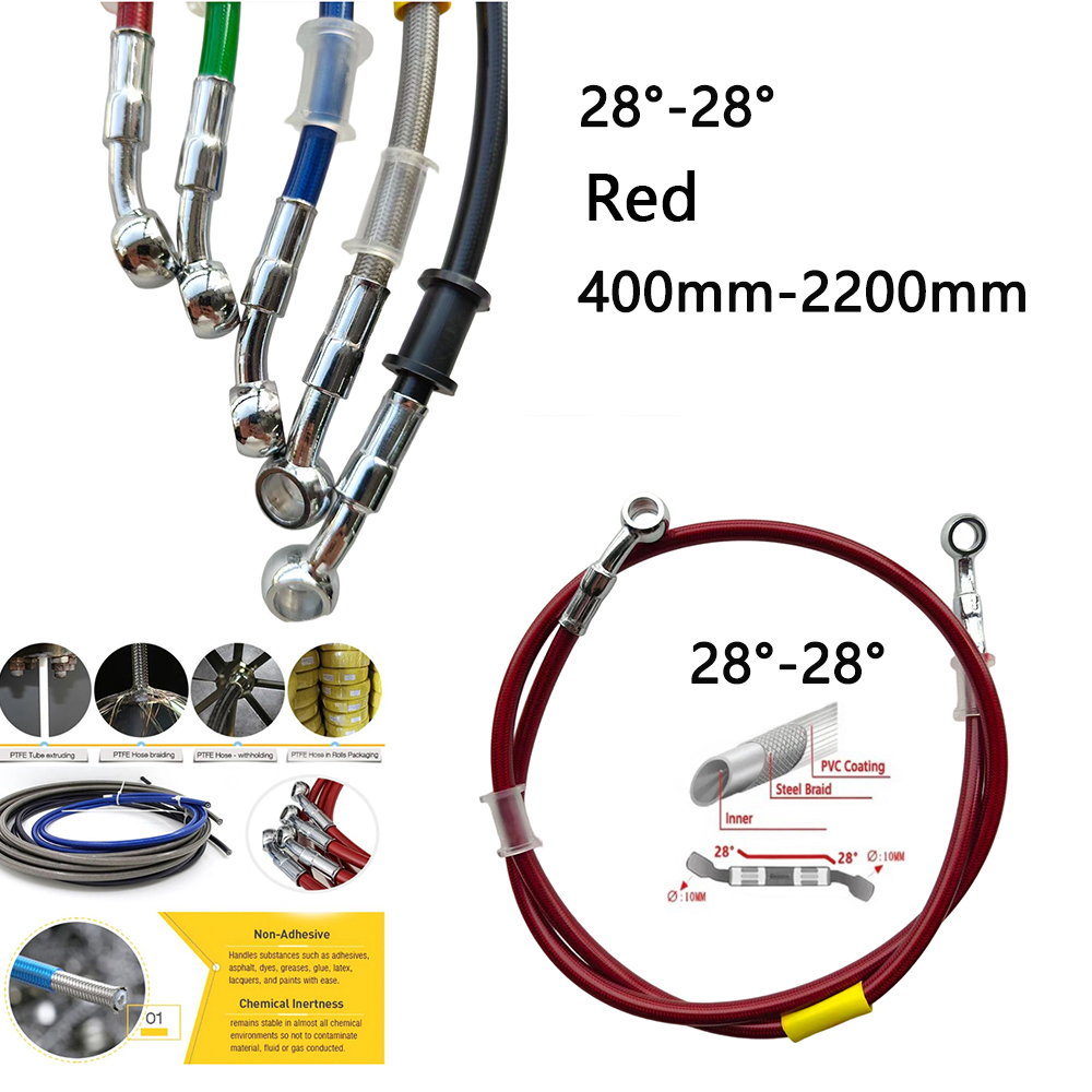 28-28 Red Universal Motorcycle – Braided Line recenzja i cena